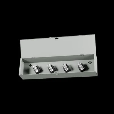 1100 T4404 | Type 1 | Splitter trough 3 or 4 wires with Padlockable latch | 48L x 10W x 6H (in) | EXM