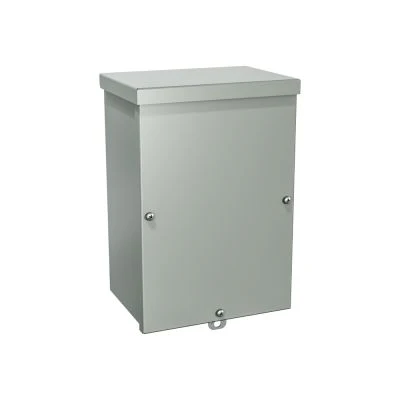 1300 120804 | Type 3R | Junction box with cover secured by screws and padlock provision, weatherproof - 12x8x4 | EXM