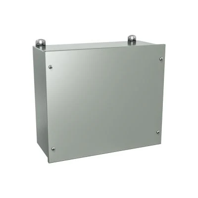 1300 DWPF121204 | Type 3 | Junction box with cover secured by screws, weatherproof - 12x12x6 | 12L x 12W x 6H (in) | EXM
