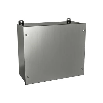 1300 DWPFSS060606 | Type 3X | Stainless steel junction box with cover secured by screws, weatherproof and protection against corosion | 6L x 6W x 6H (in) | EXM