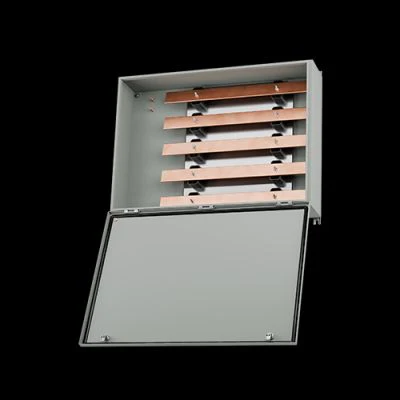 1412 BTCU051604 | Type 4, 12 | Bus bar splitter trough with copper bus bars and cover secured by 1/4 turns | 60L x 32W x 12H (in) | EXM