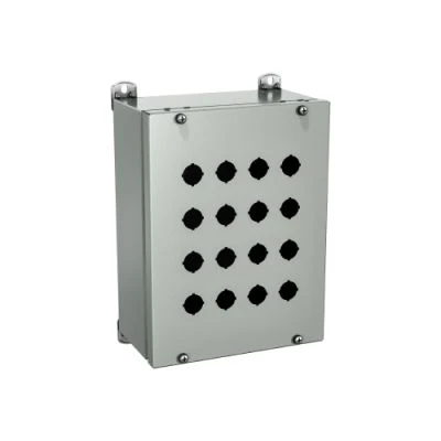 1412 MN030203 | Type 4, 12 | Enclosure for small pushbuttons with cover secured by screws - 3x3x4 | EXM
