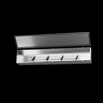 1412 TSS2103 | Type 4X, 12 | Stainless Steel Splitter trough, 3 to 4 wires, with cover secured by screws | 24L x 6W x 5H (in) | EXM
