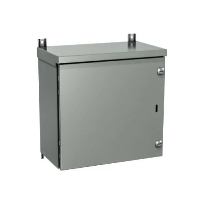 5300 ESG303008 | Type 3R | Large single door enclosure with cover secured by 1/4 turn locks and padlockable catch - 30x30x8 | EXM