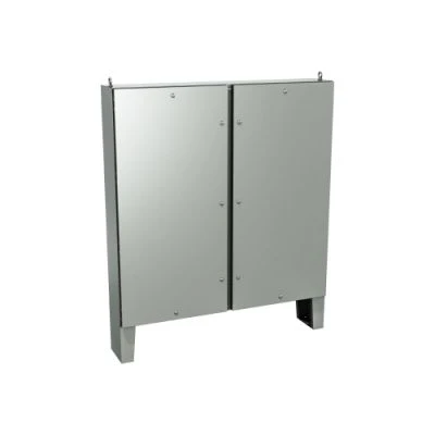 5412 DDS727212 | Type 4, 12 | Double door cabinet with central post, floor mounting stands and 1/4 turn locks - 72x72x12 | EXM