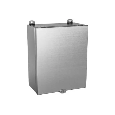 5412 EALLC100804 | Type 4X, 12 | Single door aluminium JIC enclosure with lift-off cover, protection against corrosion - 10x8x4 | EXM