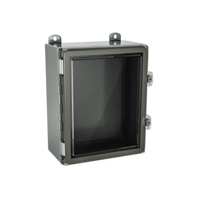 5412 ESCHV100804 | Type 4, 12 | Single door JIC enclosure with external locks and clear cover - 10x8x4 | EXM