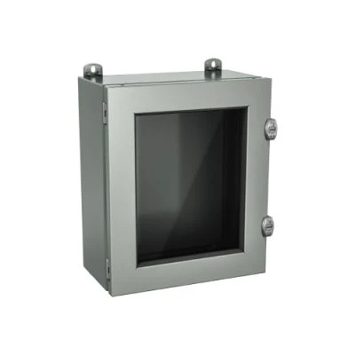 5412 ESCHW121005 | Type 4, 12 | Single door JIC enclosure with external locks and windowed cover - 12x10x5 | EXM