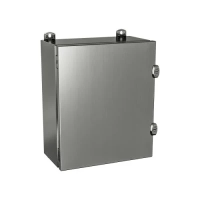 5412 ESSPCH060404 | Type 4X, 12 | Single door JIC stainless steel enclosure with external locks, protection against corrosion | 6L x 4W x 4H (in) | EXM