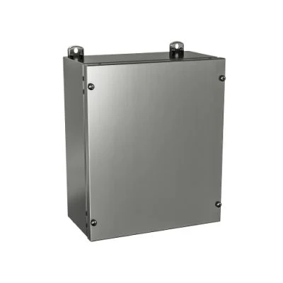 5412 ESSSC160404 | Type 4X, 12 | Single door stainless steel JIC enclosure with screw secured cover, protection against corrosion | 16L x 4W x 4H (in) | EXM