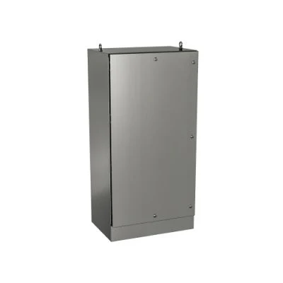 9412 SS903636 | Type 4X | Stainless steel single door cabinet with adjustable interior panel and 1/4 turn locks - 90x36x36 | 90L x 36W x 36H (in) | EXM