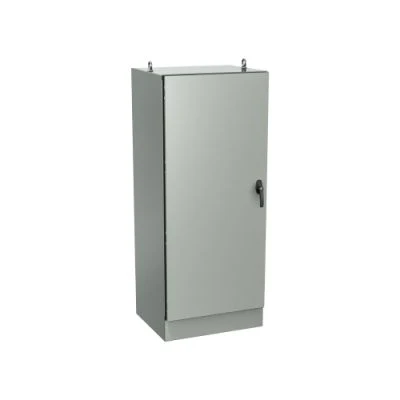 9500 602418 | Type 12, 13 | Single door cabinet with adjustable interior panel and padlockable 3 point lock mechanism - 60x24x18 | EXM