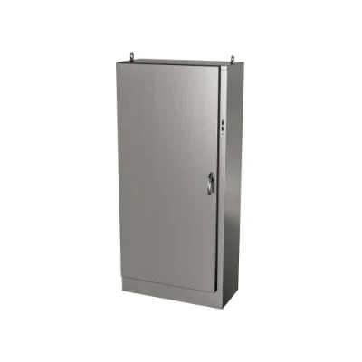 9500 U1DSS724018 | Type 12, 13 | Stainless steel single door freestanding cabinet for safety disconnect mounted on right flange | 72L x 40W x 18H (in) | EXM