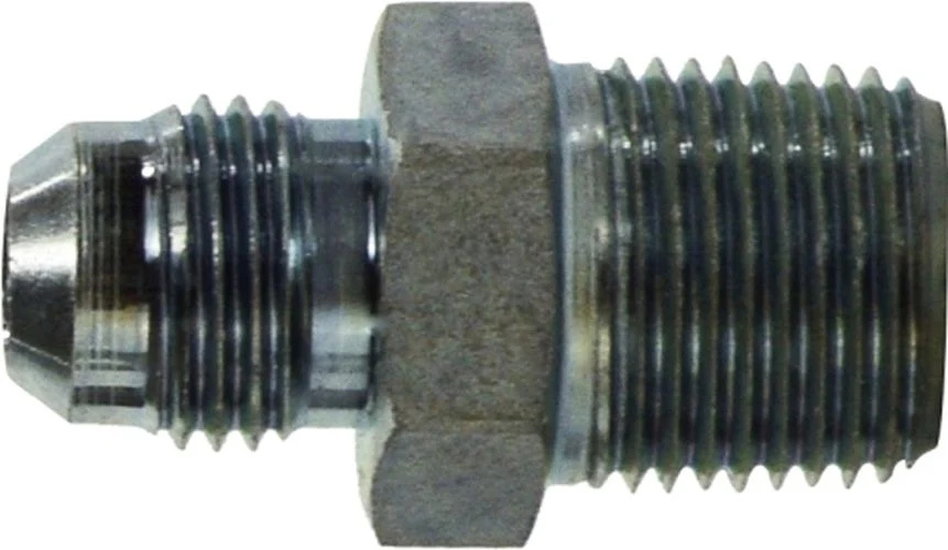 240432 | Hydraulic Straights Steel 37 Degree JIC Flare JIC Male Connector | Midland Metal Mfg.