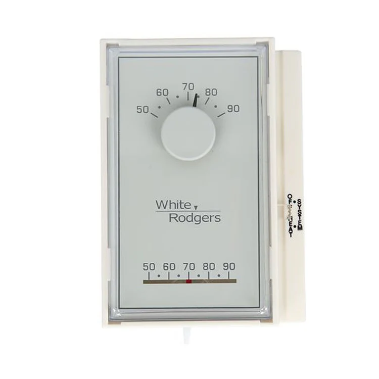 1E50N-301 | Thermostat Mechanical Vertical 1 Hot Standard Single Stage with Limit Kit 30 Volt 50 to 90 Degrees Fahrenheit | White Rodgers