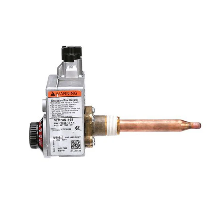 37C73U-171 | Gas Valve Natural Gas 1/2 x 2-1/2 Inch NPT 70 to 160 Degrees Fahrenheit for A.O. Smith (182791-005) W/R 37C73U-274 | White Rodgers