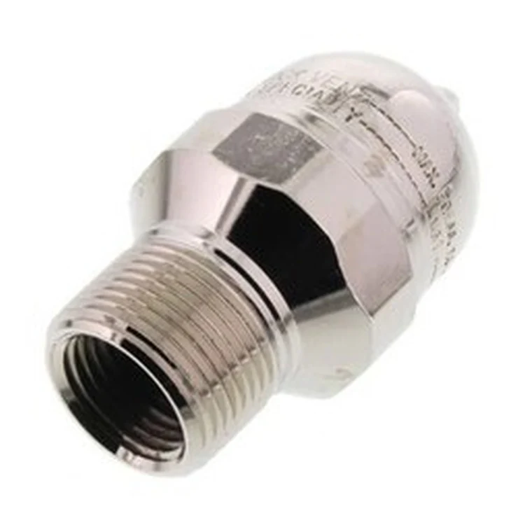 401416 | Vent Valve Straight Steam Quick 1/2 x 3/4 Inch Steel Female x Male Straight Shank 25PSI | Not Selected