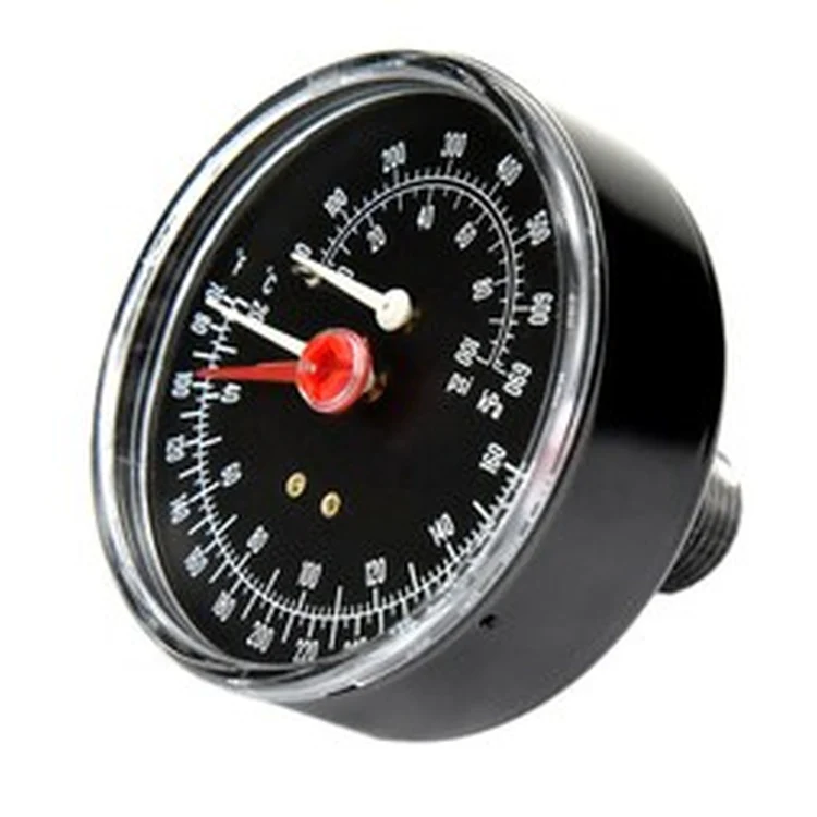 510218099 | Combination Gauge 0 to 60 Pounds per Square Inch 1/4 Inch NPT Back Connection 2-1/2 Inch Pressure/Temperature | Not Selected