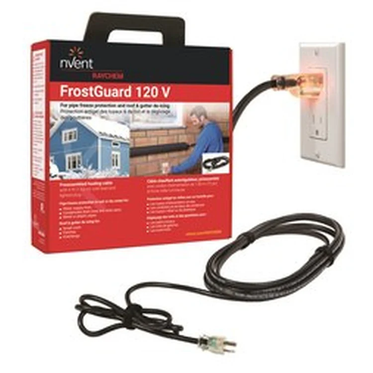 FG1-6P | Heating Cable Frost 120V Self-Regulating 6 Feet 120 Volt | Not Selected