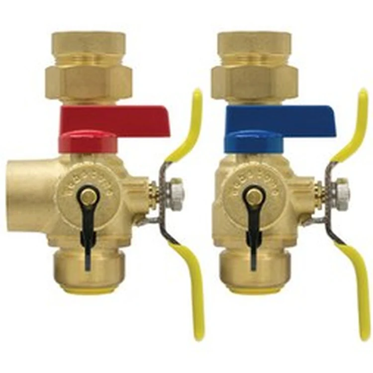 H-64443WPR | Tankless Valve Kit EXP E2 with Pressure Relief Valve Lead Free 3/4 Inch Female Union x Push Includes High-Flow Hose Drain/Adjustable Packing Gland | Webstone