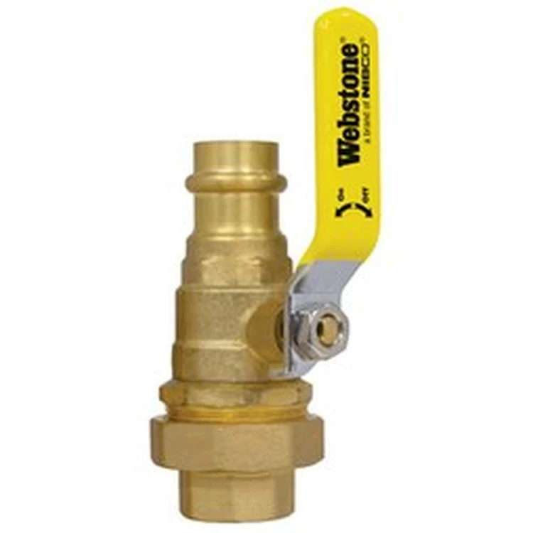 H-80423W-RB | Tankless Valve Kit EXP Lead Free 3/4 Inch Female Union x Press Includes Adjustable Packing Gland | Webstone