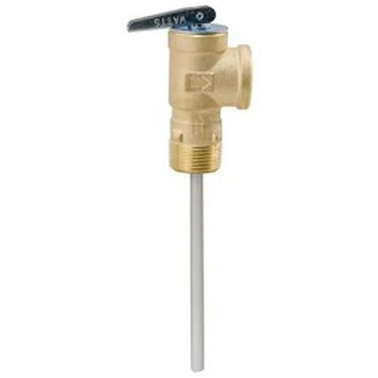 LF100XL-4 | Relief Valve Temperature and Pressure 3/4 x 4 Inch Male x Female Lead Free Brass 150 Pounds per Square Inch 210 Degrees Fahrenheit for Water Heaters and Hot Water Storage Tanks | Not Selected